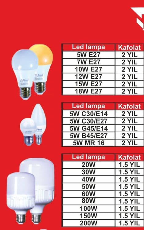 Dusel lampa razetka eletir jihozlari — 3