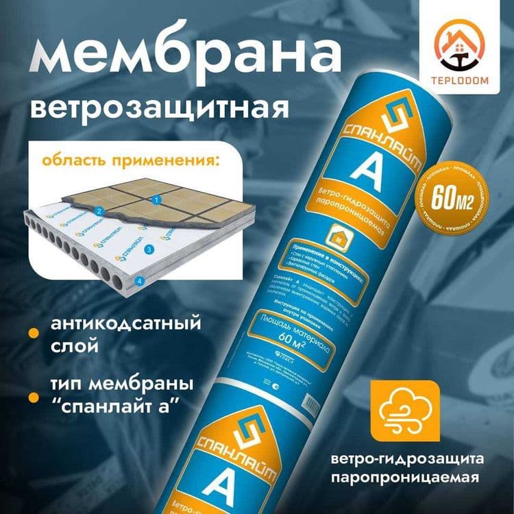 Пароизоляция Гидроизоляция Ветро-влагоизоляция Геомембрана — 1