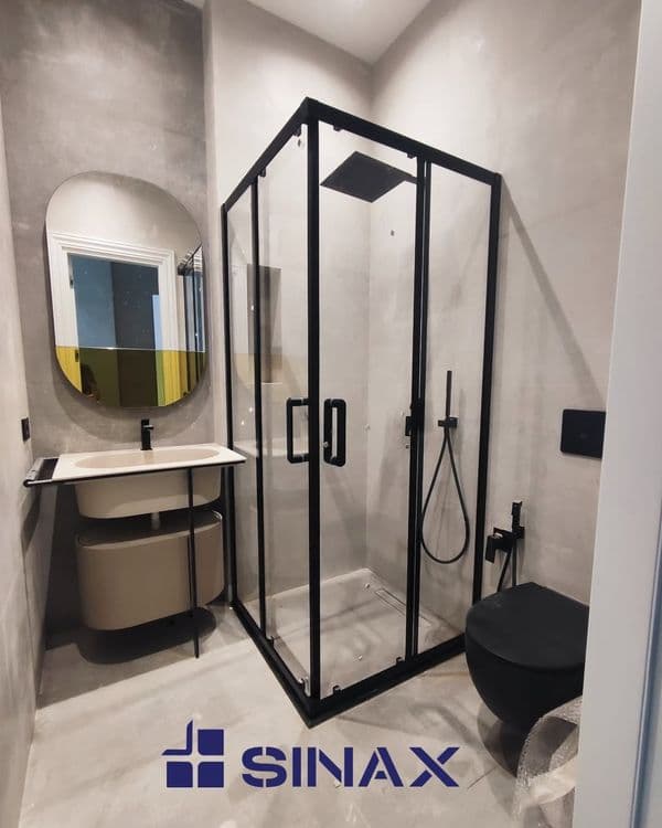 Душевая кабина, Стеклянные перегородки под заказ | Dush kabinalar | — 8