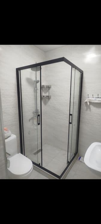 Turkiya maxsulot dush kabinka o'rnatib beramza 6 mm lik oyna aksisuvar — 5