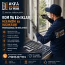Akfa eshik va rom ta'miri
