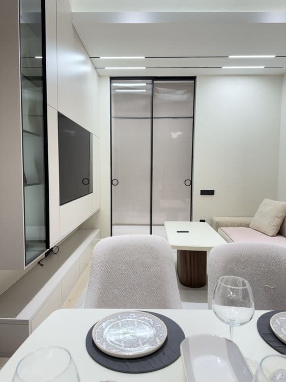 Стеклянные раздвижные системы | Двери купе Surma Loft Eshik — 1