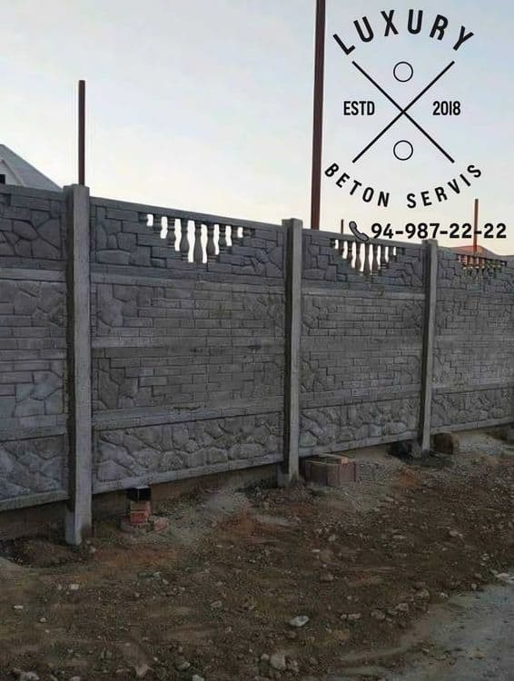 evro zabor beton devor — 5
