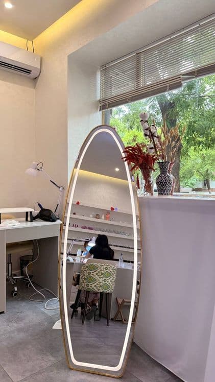 Oyna kozgu zerkala chiroqli led Ойна кузгу напольный зеркало подсветка — 4