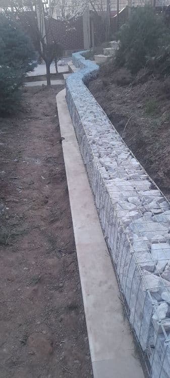 Galka Gabion Mramor Oq Setka Uchun Toshlar — 2