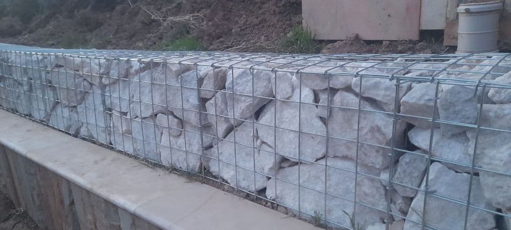 Galka Gabion Mramor Oq Setka Uchun Toshlar — 3