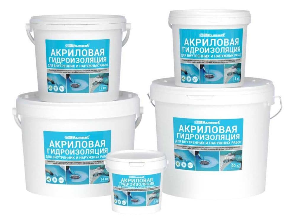 Акриловая гидроизоляция, Россия, 7 кг. — 1