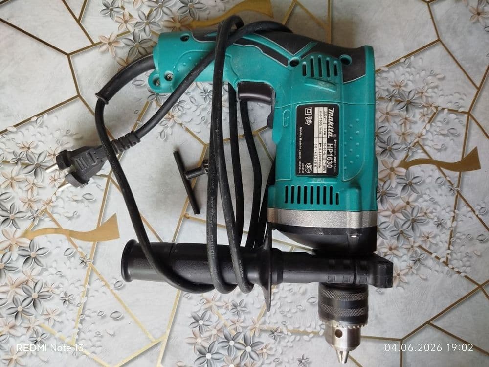 Сетевая Ударная Дрель Makita HP1630 — 2