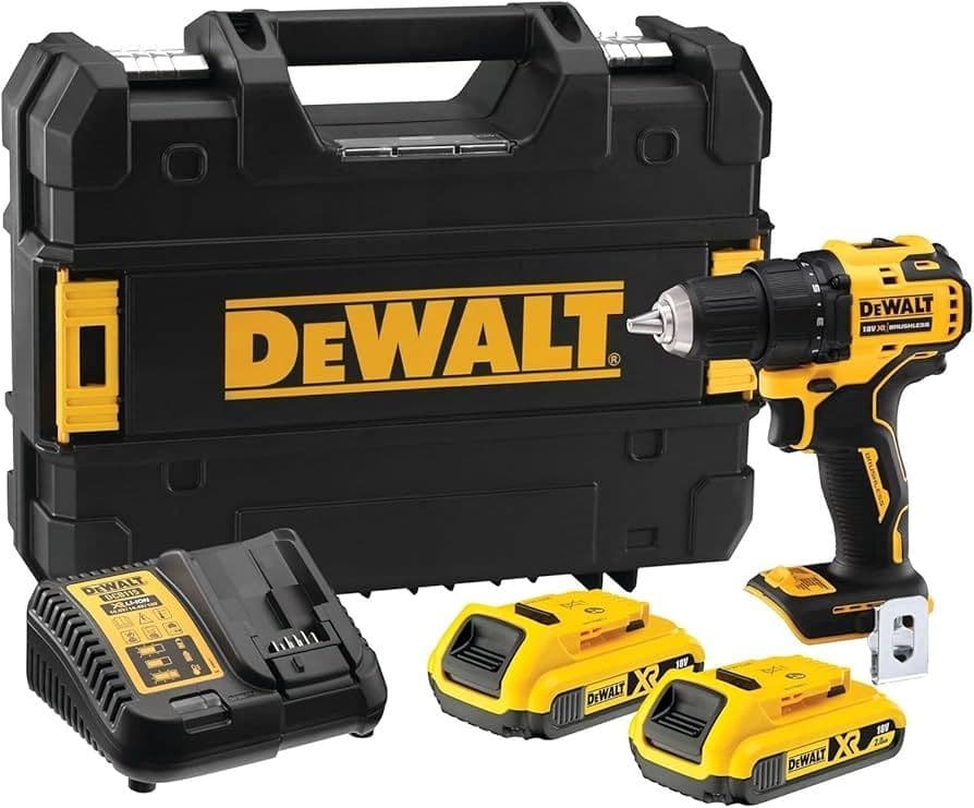 Аккумуляторная бесщеточная дрель-шуруповерт DeWALT 18V XR DCD708D — 1