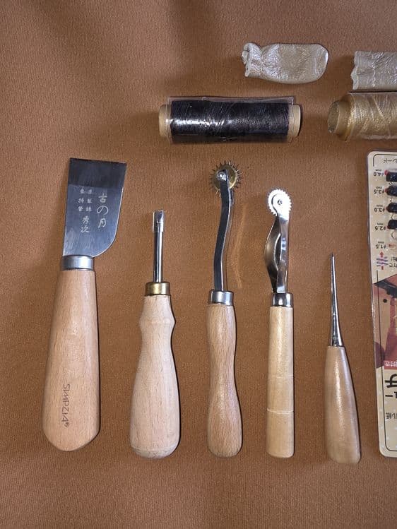 Набор инструментов для работы с кожей (Leather Craft Tools) – новый — 5