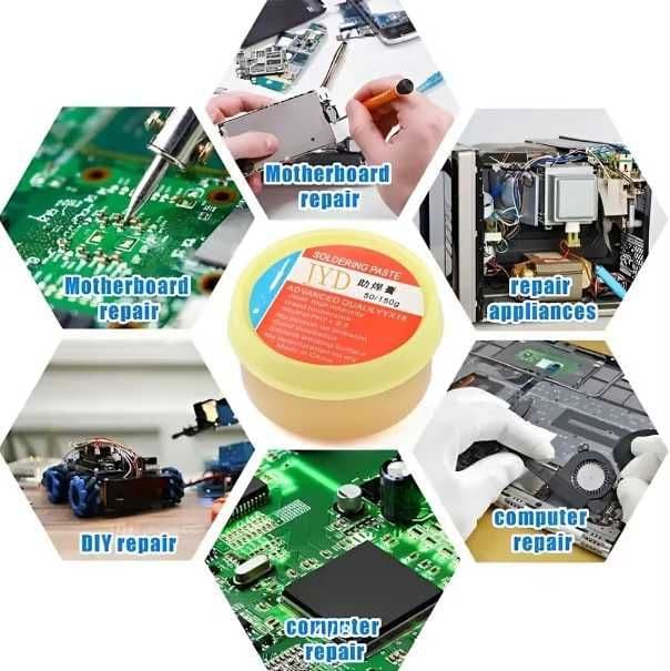 Паяльная паста Solder Paste JYD - для пайки и ремонта электроники — 2