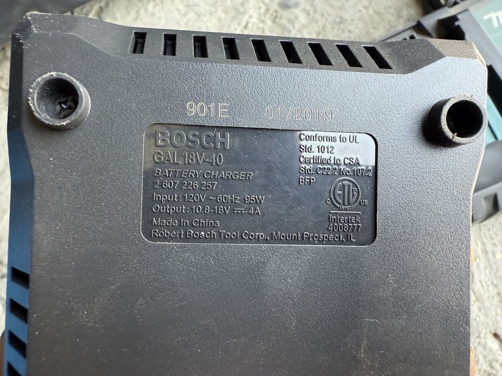 * оригинальное зарядное устройство для Bosch и Milwaukee — 2