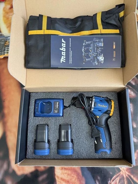 Шуруповёрт Mabar оригинал 16V 2.0 Ah — 1