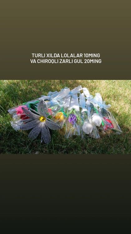 Qõlda tayyor yasalgan gullar 20 iyngacha chegirma — 4