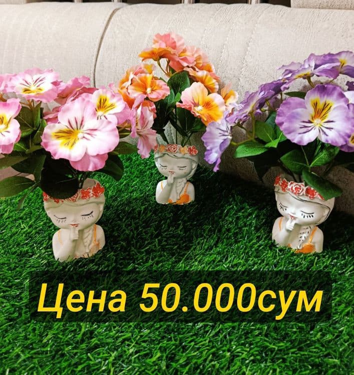 Суньий гуллар. Искусственный цветы — 8