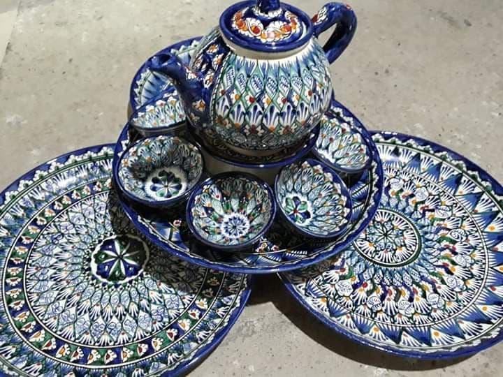 Nabor. Choynak piyola lagan. Servis. Sifatli a'lo — 1