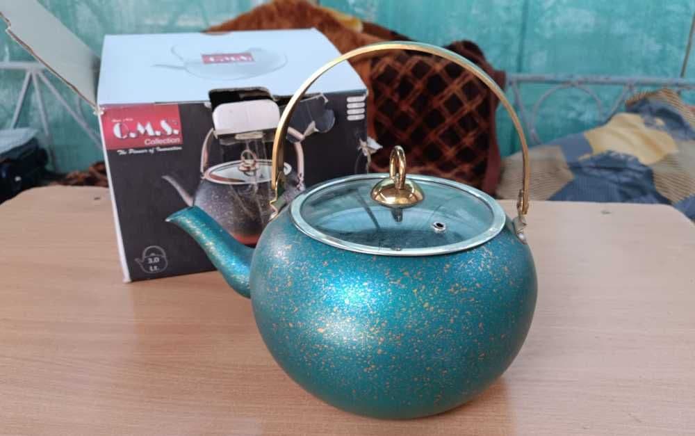 Чайник для плит 3л Турция с покрытием ОМS — 5
