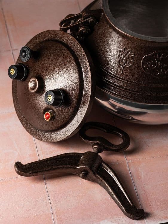 Доставка бесплатная Афганский казан-скороварка 8 литров двухцветный — 5