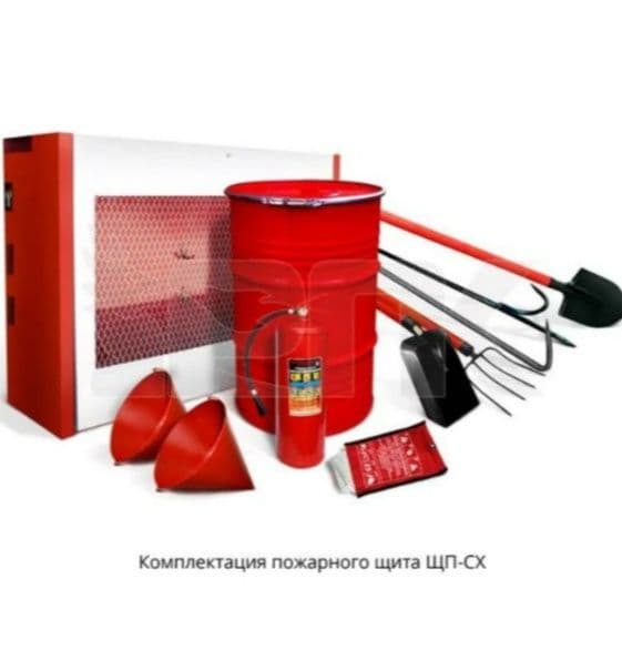 Лом, лопата, топор, ведро конус, багор комплект — 1