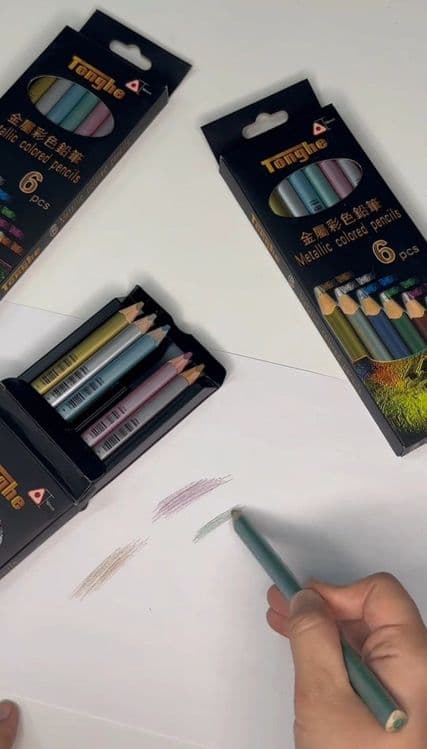 Набор карандашей Metallic 6шт. — 3