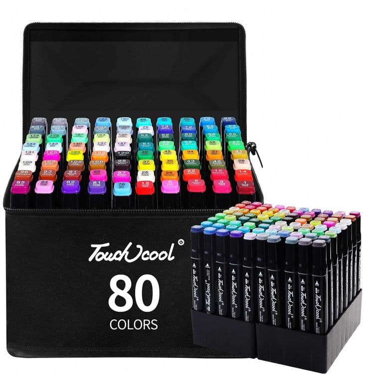 Скетч маркеры "TOUCHCOOL" 80шт — 2