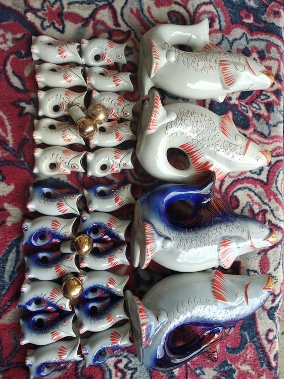 Chinni idish,Baliqlar. — 2