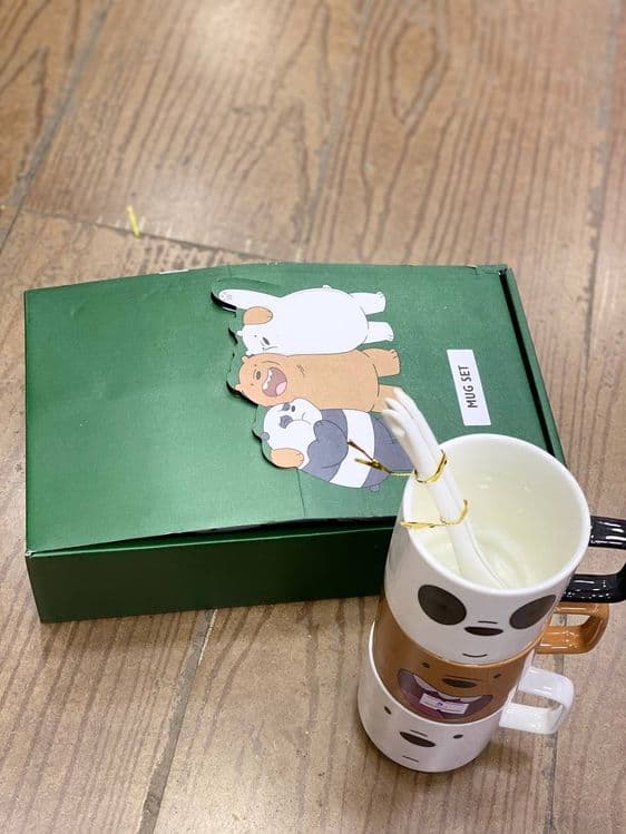 Керамическая кружка We Bare Bears Collection, 255 мл, 3 шт — 8