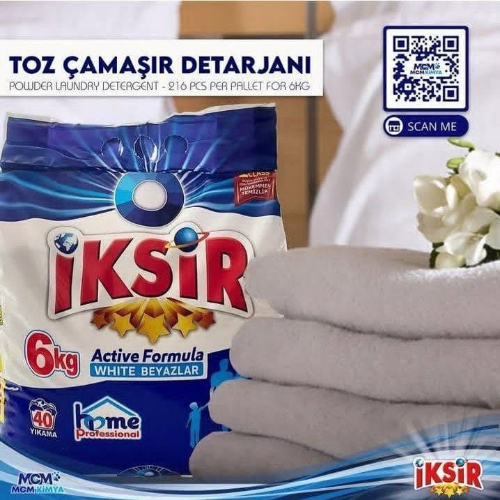 Стиральный порошок автомат Iksir брэнд Турция - 6 кг, 9 кг — 1