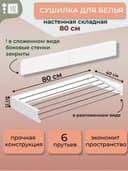 Сушилка для белья настенная складная.