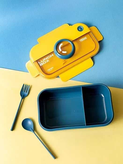 Lunch Box с ложкой и вилкой для школьников – ПОДАРКА — 4