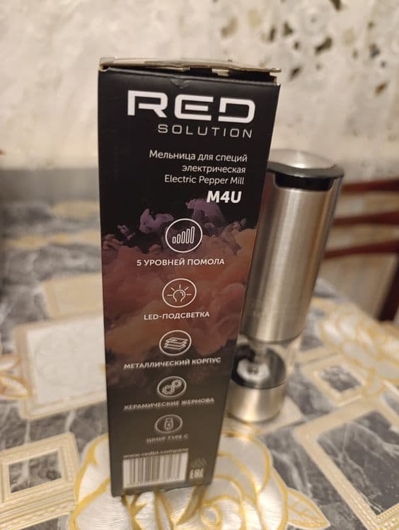 Фирменная мельница для специй Red Mond — 3