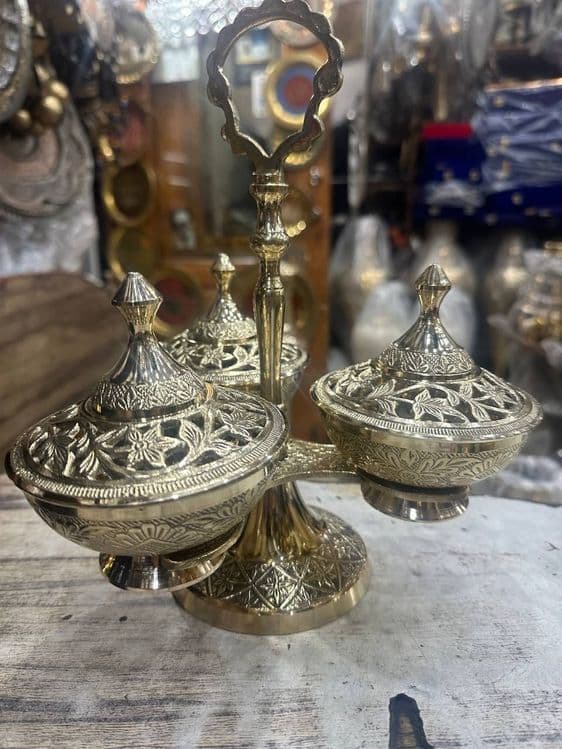 Индия Посуда,Вазы,Подсвечники метал  Латунь — 2