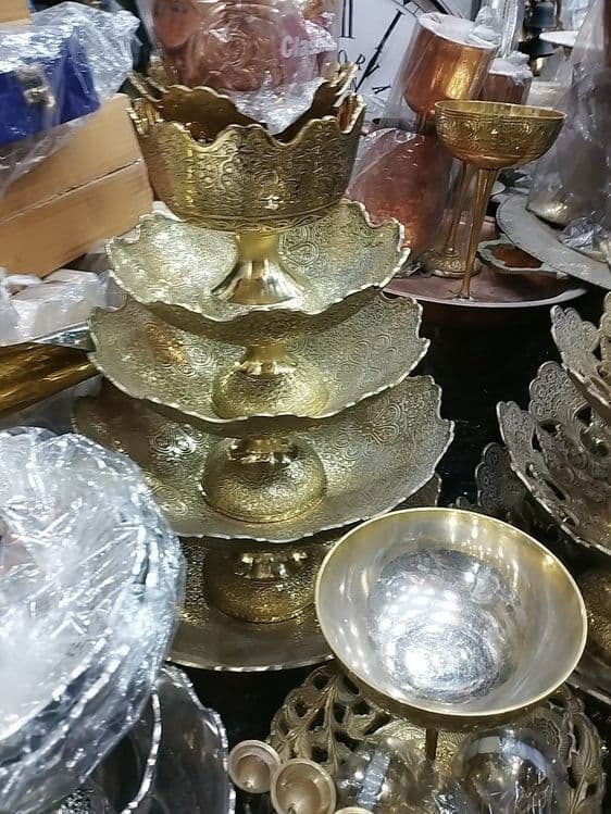 Индия Посуда,Вазы,Подсвечники метал  Латунь — 3