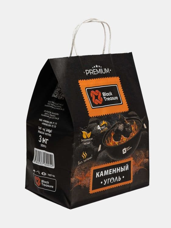 Каменный уголь PREMIUM 3кг. — 3