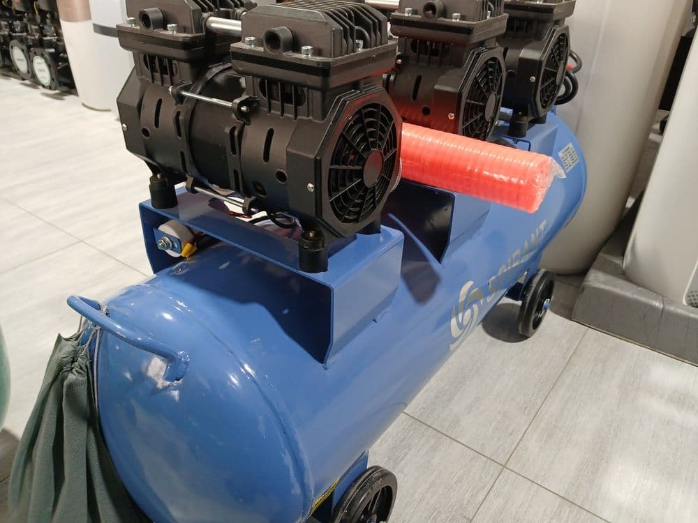 Воздушный компрессор air kompresor bez shumniy 100 litrli — 2