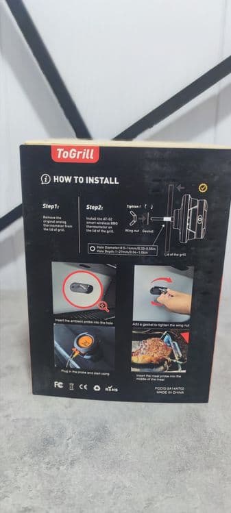 Dachik: Smart Wireless  Termometr (ToGrill AT-02) — 2