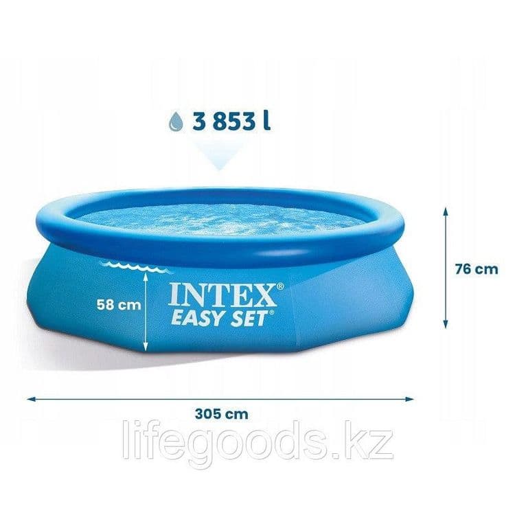 Naduvnoy basseyn INTEX 305x76 Надувной Бассейн Hovuz bolalar uchun — 2