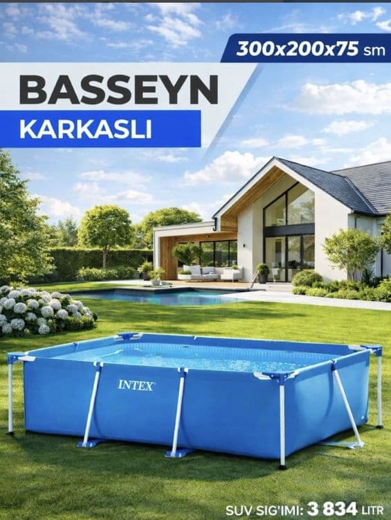 Intex basen 300 cm 200 cm 75 cm — 2
