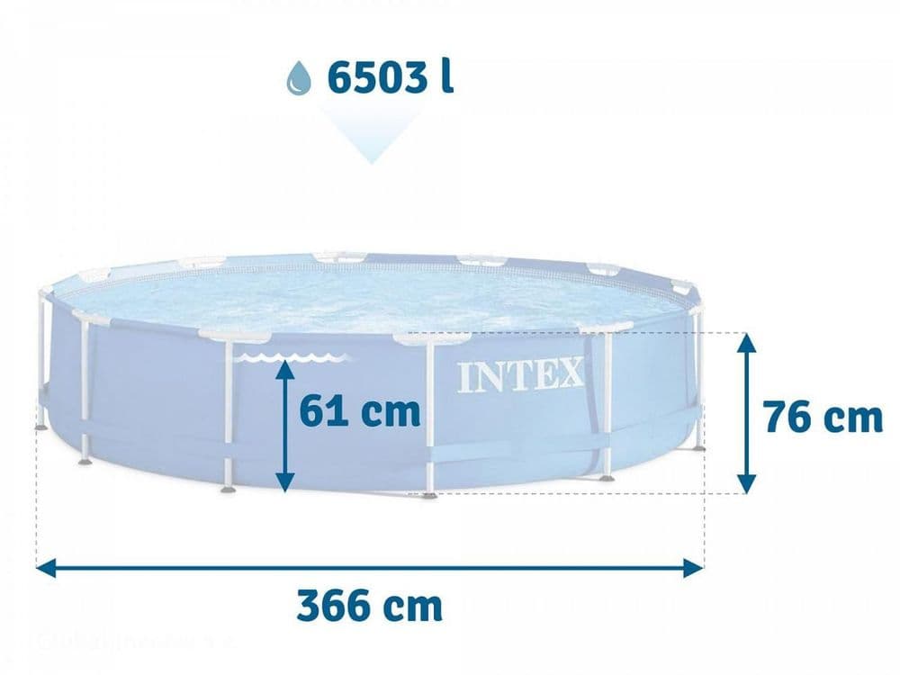 INTEX бассейн каркасный BASEYN стойка бассейн  366×76 stoyka basseyn — 3