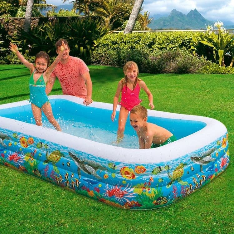 Каркасный бассейн 300×200×75 INTEX стойка бассейн stoyka basseyn — 3