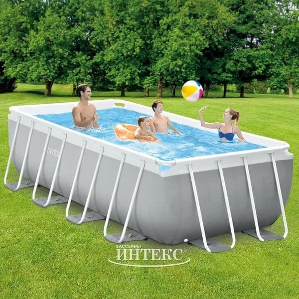 Каркасный бассейн INTEX 400x200x122 Karkasniy basseyn Stoyka baseyin — 3