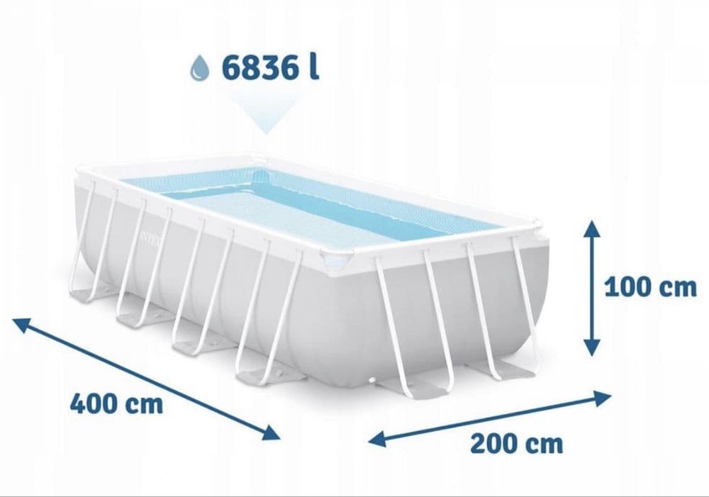 INTEX BASSEYN бассейн 4.00x 2.00x 1.00m — 2