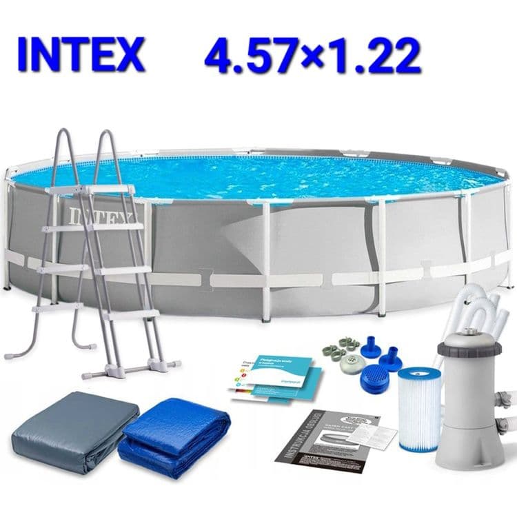 Каркасный |бассейн | INTEX | bassen |basseyn 4.57×1.22 — 1
