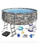 Каркасный бассейн INTEX BESTWAY 610×132 стойка бассейн stoyka basseyn
