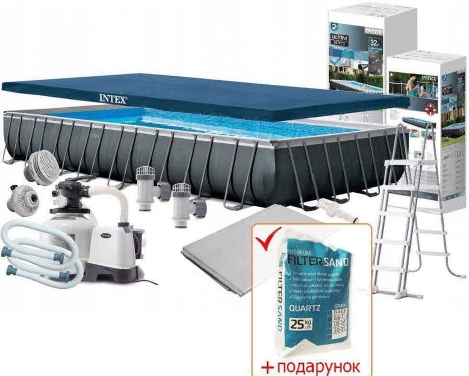 Каркасный бассейн Intex Ultra Frame 732x366x132 см — 3