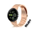Ремешок для Google Pixel Watch 41 mm, металлический, цвет rose gold