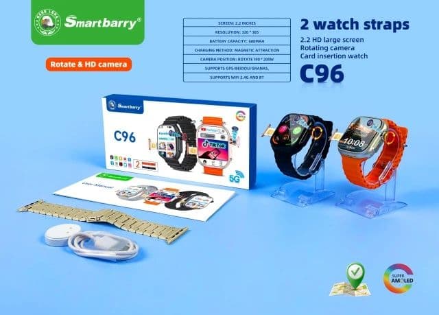 Smartbarry C95, C96, C99,C99 Plus, Android Sim kartali soat,Смарт часы — 4