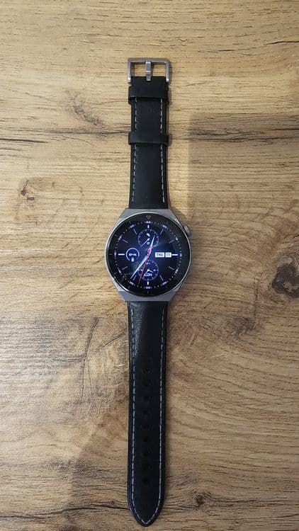 Huawei gt 3pro на дорогом кожаном ремешке