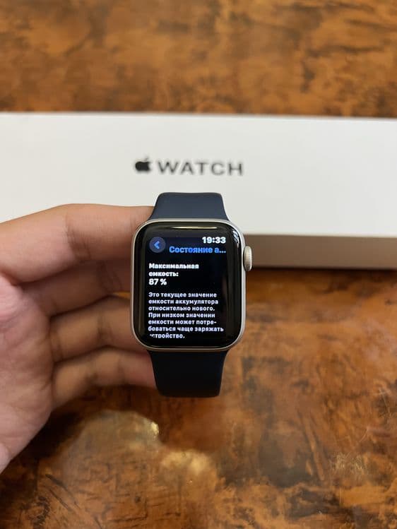 iWatch se 40 silver 87% — 3