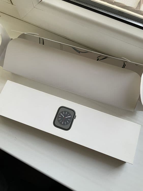Apple watch 8 45mm stainless steel. Simkartalik. — 8